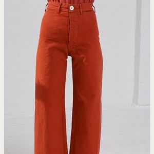 Jesse kamm sailor pants in paprika